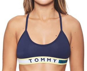 Tommy Hilfiger Women's Seamless Scoop Bralette - Navy Blazer