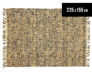 Traveller 225x155cm Modern Cotton Rug - Yellow