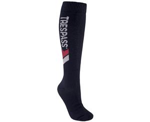 Trespass Adults Unisex Tech Luxury Merino Wool Blend Ski Tube Socks (Black) - TP967