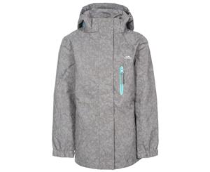 Trespass Childrens Girls Zoey Waterproof Jacket (Grey) - TP4576