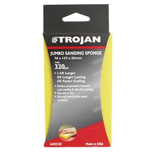 Trojan 320 Grit Jumbo Sanding Sponge