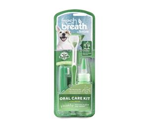 TropiClean Fresh Breath Oral Care Kit M-L Dogs