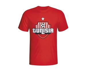 Tunisia Country Logo T-shirt (red)