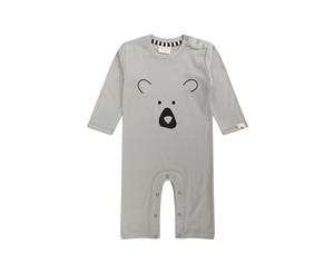 Turtledove Bear Face Playsuit