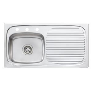 Ultraform Single Bowl Inset Sink with Drainer