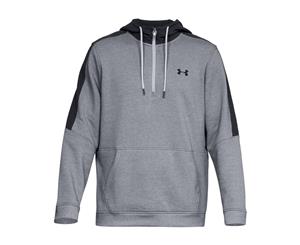 Under Armour Men's Threadbone Fleece 1/2 Zip - StlLitHther/Blk/Blk