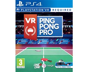 VR Ping Pong Pro PS4 Game (PSVR Required)