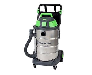 Vacmaster Wet / Dry Industrial Vacuum 60 litre 1600w Stainless Drum Sync Function