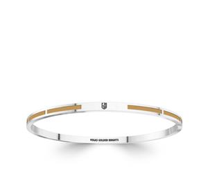 Vegas Golden Knights Bangle Bracelet For Women In Sterling Silver Design by BIXLER - Sterling Silver