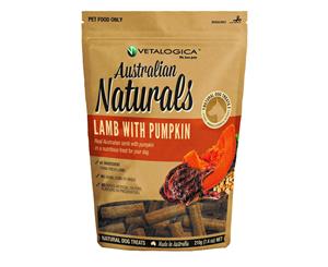 Vetalogica Australian Naturals Lamb with Pumpkin Dog Treat 210g