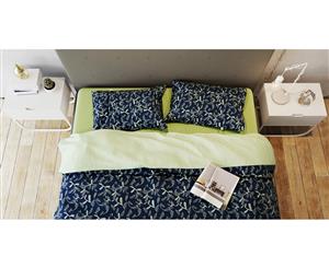 Vines Duvet Cover Set in Vines Green Lily In Single