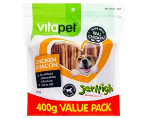 Vitapet Jerhigh Value Pack Chicken & Bacon 400g