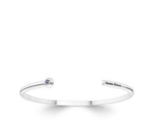 Washington Nationals Sapphire Cuff Bracelet For Women In Sterling Silver Design by BIXLER - Sterling Silver