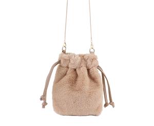 Women's Travel Bucket Bag - Brown