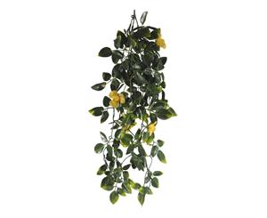 Yellow Mixed Hanging Foliage UV 60cm