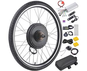 Yescom 48V 1000W Motor 26" Rear Wheel Electric Bicycle Kit E-Bike PAS Hub LCD Display