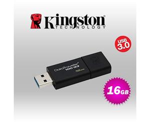 kingston 16GB USB 3.0 FLASH DRIVE (KINDT100G3/16GB)