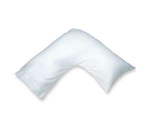 1000TC Pure Cotton V Pillowcases WHITE