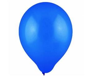 10x Blue Latex Standard 25cm Helium Balloons Balloon Party Wedding Birthday