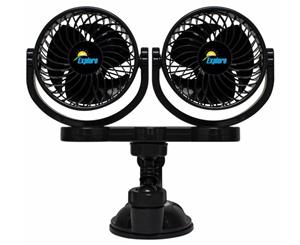 12V Dc Cool Breeze Fan  Powerful But Lightweight 30cm Blades Yf1212