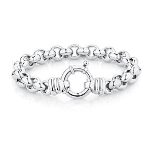 19cm (7.5") Belcher Bracelet in Sterling Silver