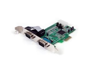 2 Port PCIe Serial Adapter Card w/ 16550