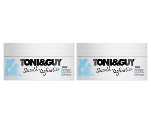 2 x Toni & Guy Smooth Definition Hair Mask 200mL