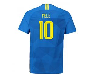 2018-2019 Brazil Away Nike Vapor Match Shirt (Pele 10)