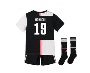 2019-2020 Juventus Adidas Home Mini Kit (Bonucci 19)