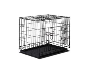 24 inch Pet Dog Cage Crate Kennel Cat Collapsible Metal Cages Carrier Playpen