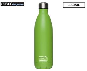 360 Degrees Vacuum Insulated Stainless Steel Soda Bottle 550mL - Green