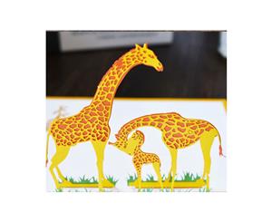 3D Pop Up Giraffe Card