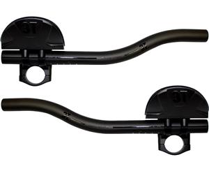 3T Clip-on Team S-Bend Carbon Aerobar Extension Kit