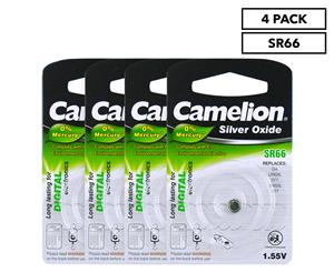 4 x Camelion Silver Oxide SR626SW BP1 Button Cell Battery