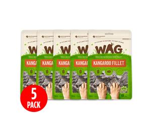 5 x WAG Kangaroo Fillet Dog Treats 200g