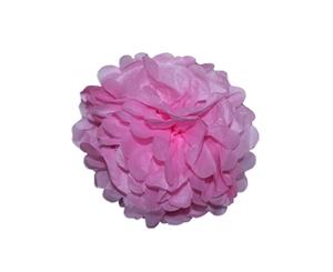 6pce 35cm Light Pink Tissue Paper Pompom for Weddings Birthday Xmas Events - Light Pink