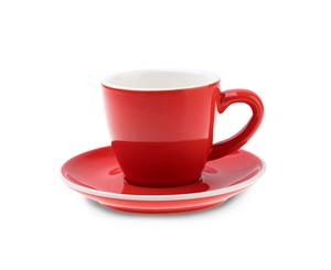 ACF Cup & Saucer 6 Set - 3oz - Red