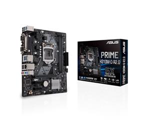 ASUS PRIME H310M-D R2.0 LGA 1151 Intel H310 DDR4 Micro ATX Motherboard (90MB0YZ0-M0EAY0)