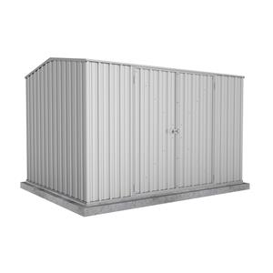 Absco Sheds 3.00 x 2.26 x 2.0m Premier Double Door Shed - Zincalume