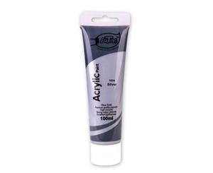 Acrylic Paint 100ml - Silver*2pcs