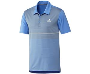 Adidas Ultimate365 Colour Block Polo - Real Blue/Grey Three - Mens