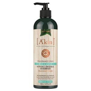 A'kin Mild & Gentle Fragrance Free Shampoo 500ml