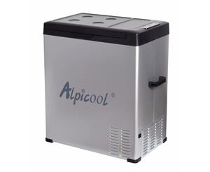 Alpicool 75L Portable Compressor 2 Way Fridge Freezer 12/24V DC 240V AC