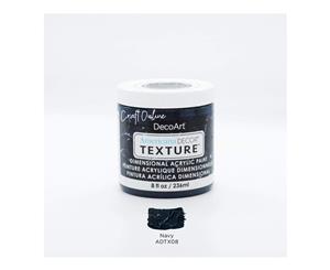 Americana Decor Texture 8oz - Navy