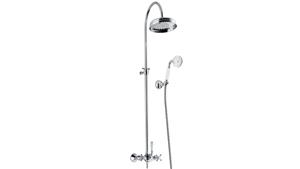 Armando Vicario Provincial Overhead Shower with Hand Shower - Chrome