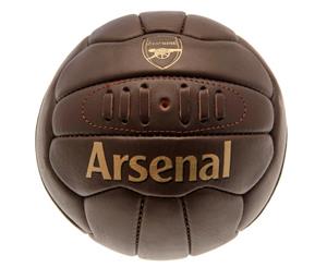 Arsenal Fc Official Retro Heritage Ball (Brown) - TA1115