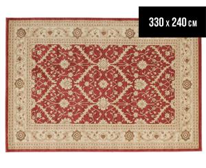 Arya Beauty Classic Estelle 330x240cm Rug- Red