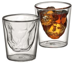 Avanti Scotch On The Rocks Twin Wall Glasses 210Ml - Set Of 2