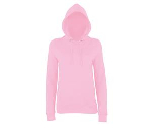 Awdis Just Hoods Womens/Ladies Girlie College Pullover Hoodie (Baby Pink) - RW3481