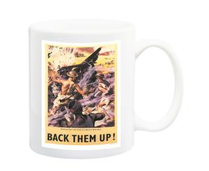 Back Them Up WW2 Artillery Mug - 11 Fluid Oz